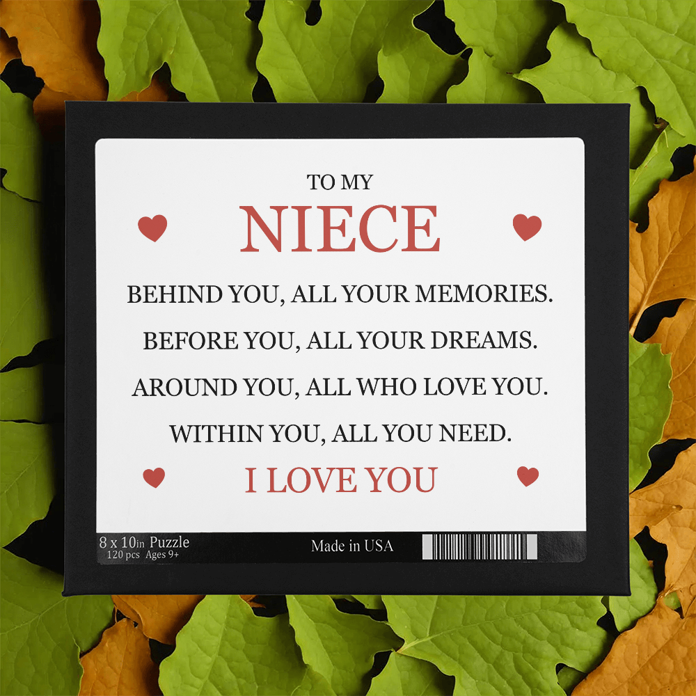 Puzzle 8" x 10" (Small) - To My Niece "I Love You"
