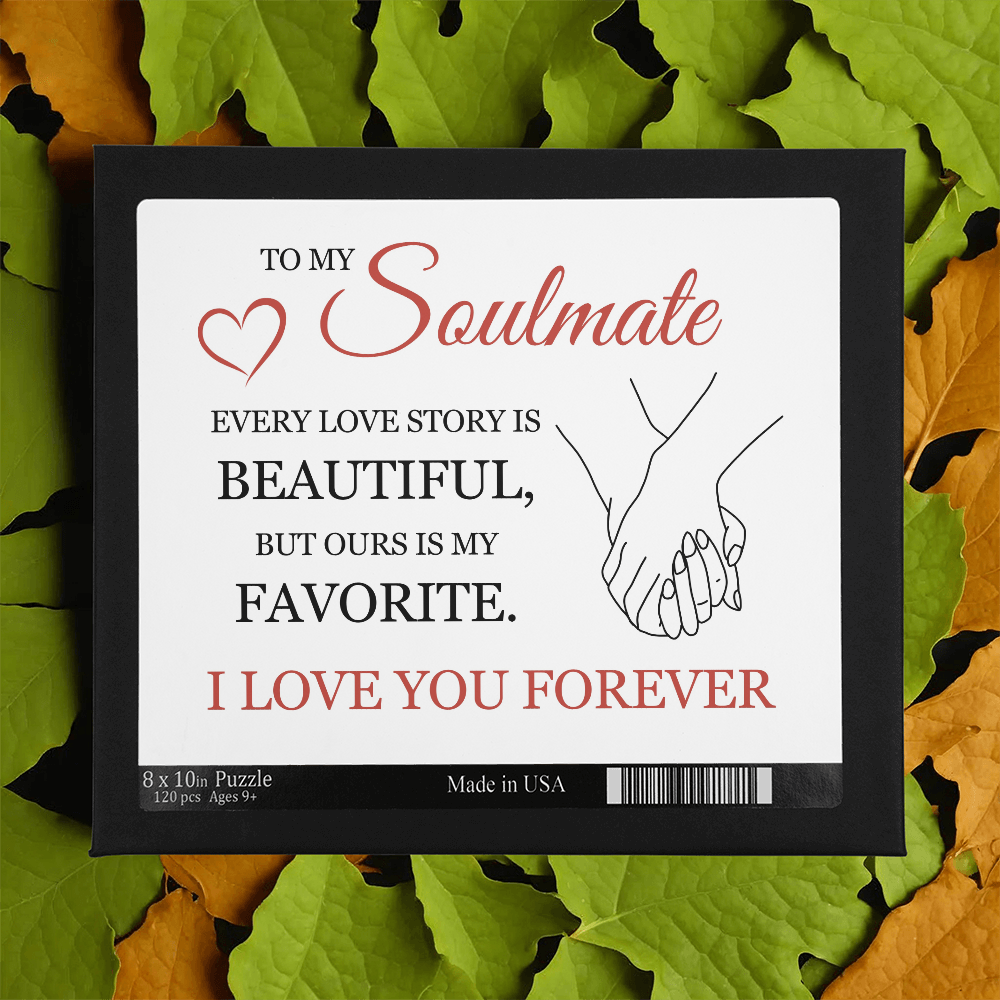 Puzzle 8" x 10" (Small) - To My Soulmate