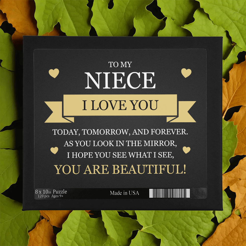 Puzzle 8" x 10" (Small) - To My Niece "You Are Beautiful!"