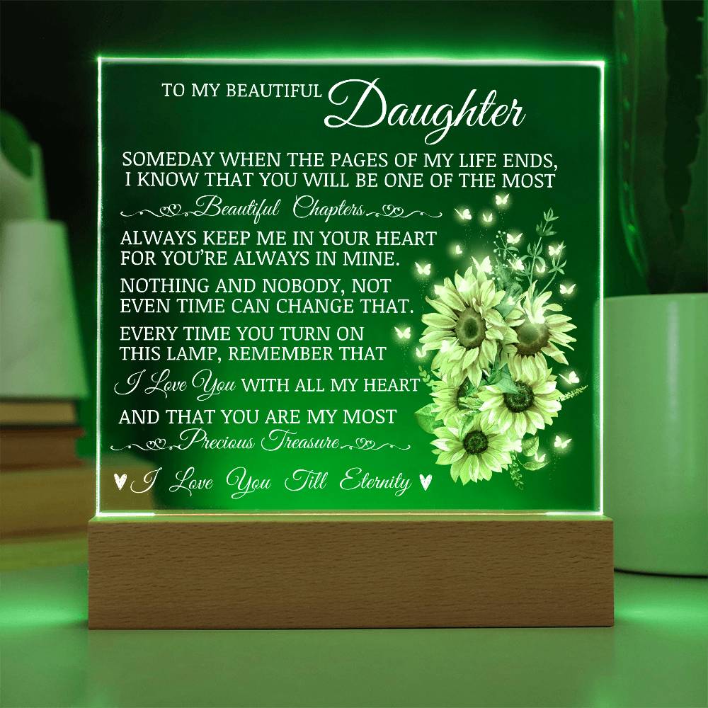 Daughter Keepsake - Lamp of Love