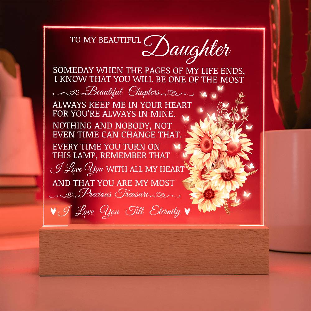 Daughter Keepsake - Lamp of Love