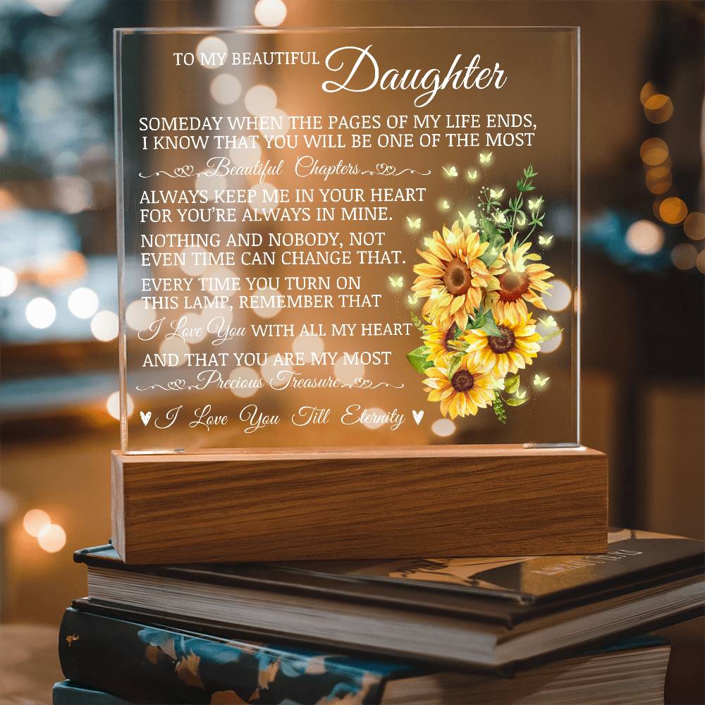Daughter Keepsake - Lamp of Love