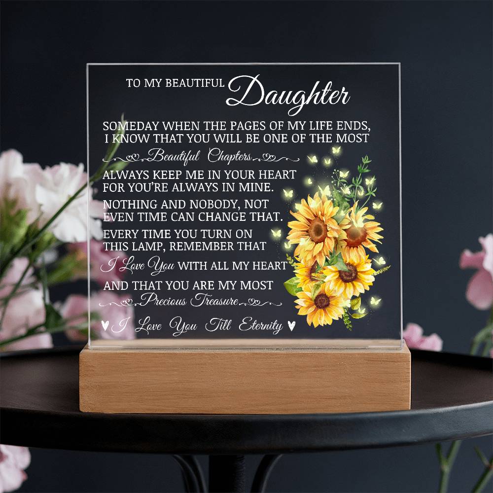 Daughter Keepsake - Lamp of Love