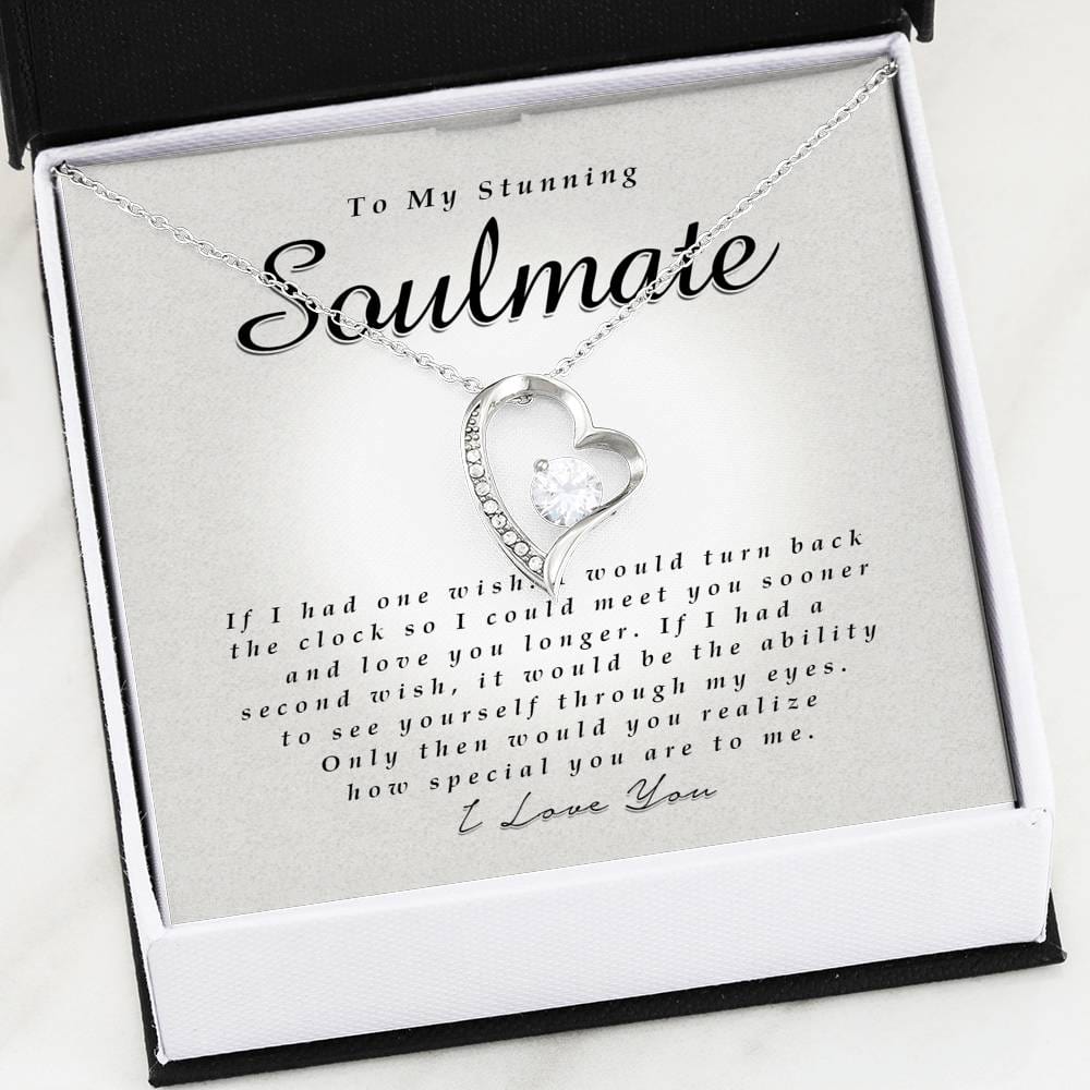 Forever Heart Necklace, To My Stunning Soulmate