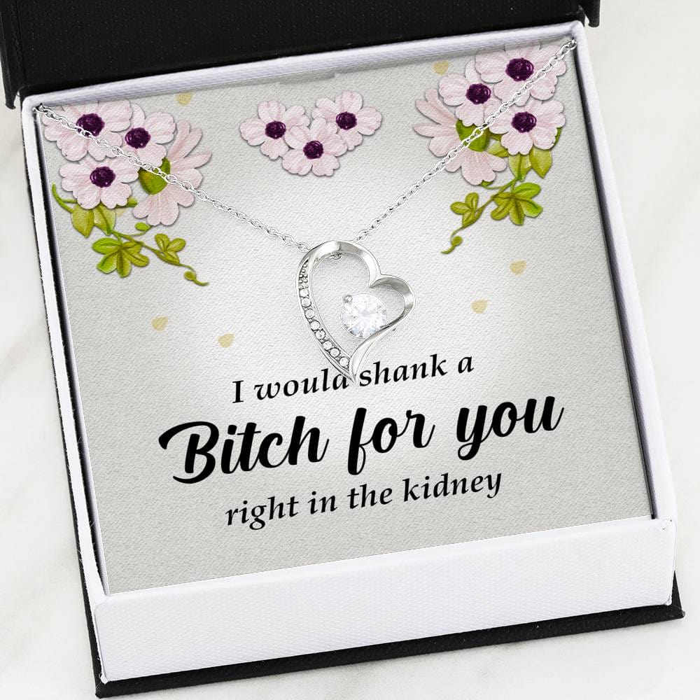 Best Friend Gift, Forever Heart Necklace