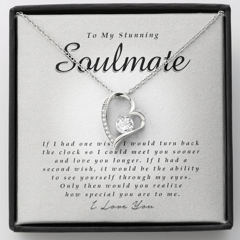 Forever Heart Necklace, To My Stunning Soulmate