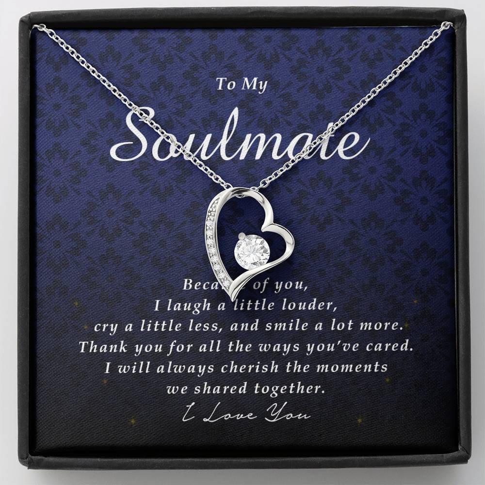 Forever Heart Necklace, To My Soulmate