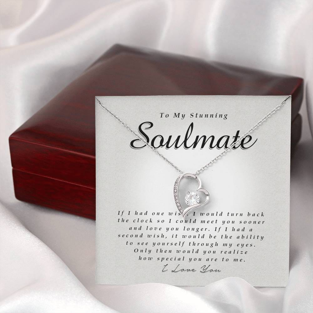 Forever Heart Necklace, To My Stunning Soulmate