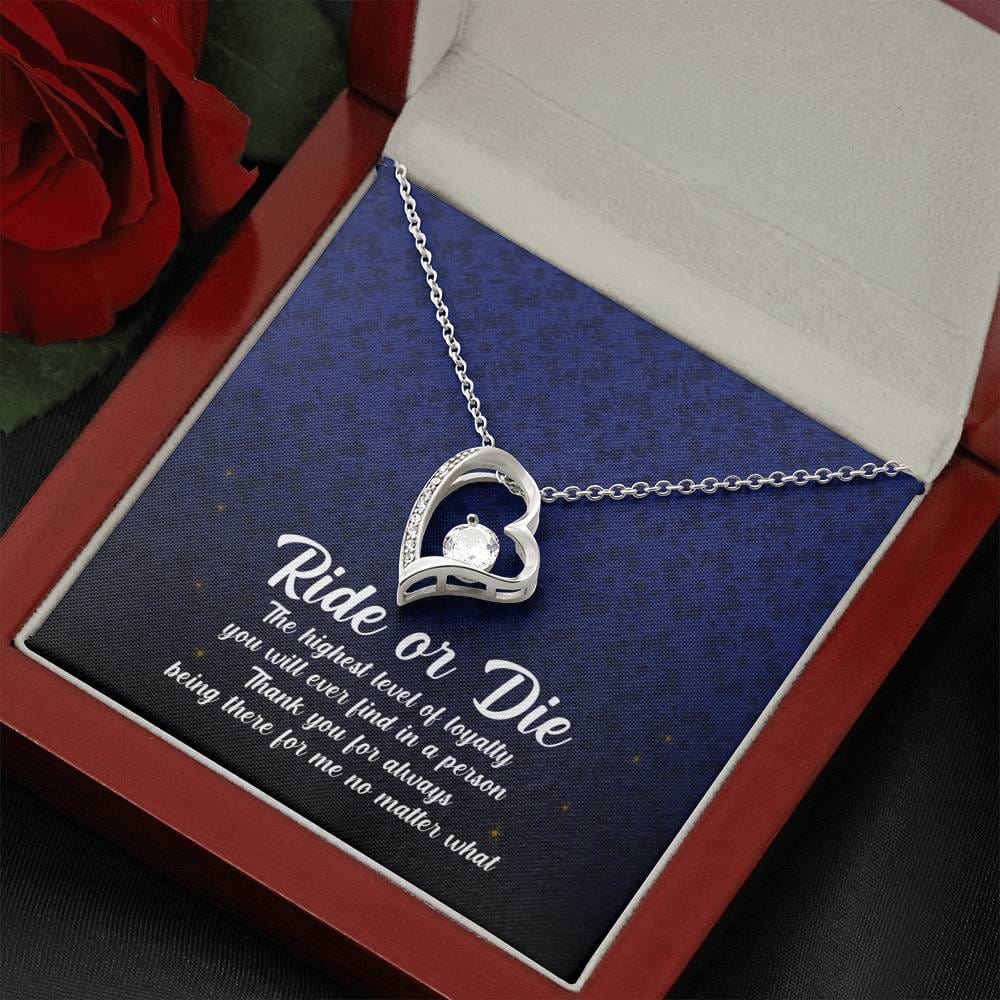 Best Friend Gift, Forever Heart Necklace