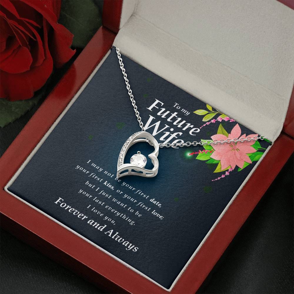 Forever Heart Necklace, To My Future Wife Necklace, From Groom