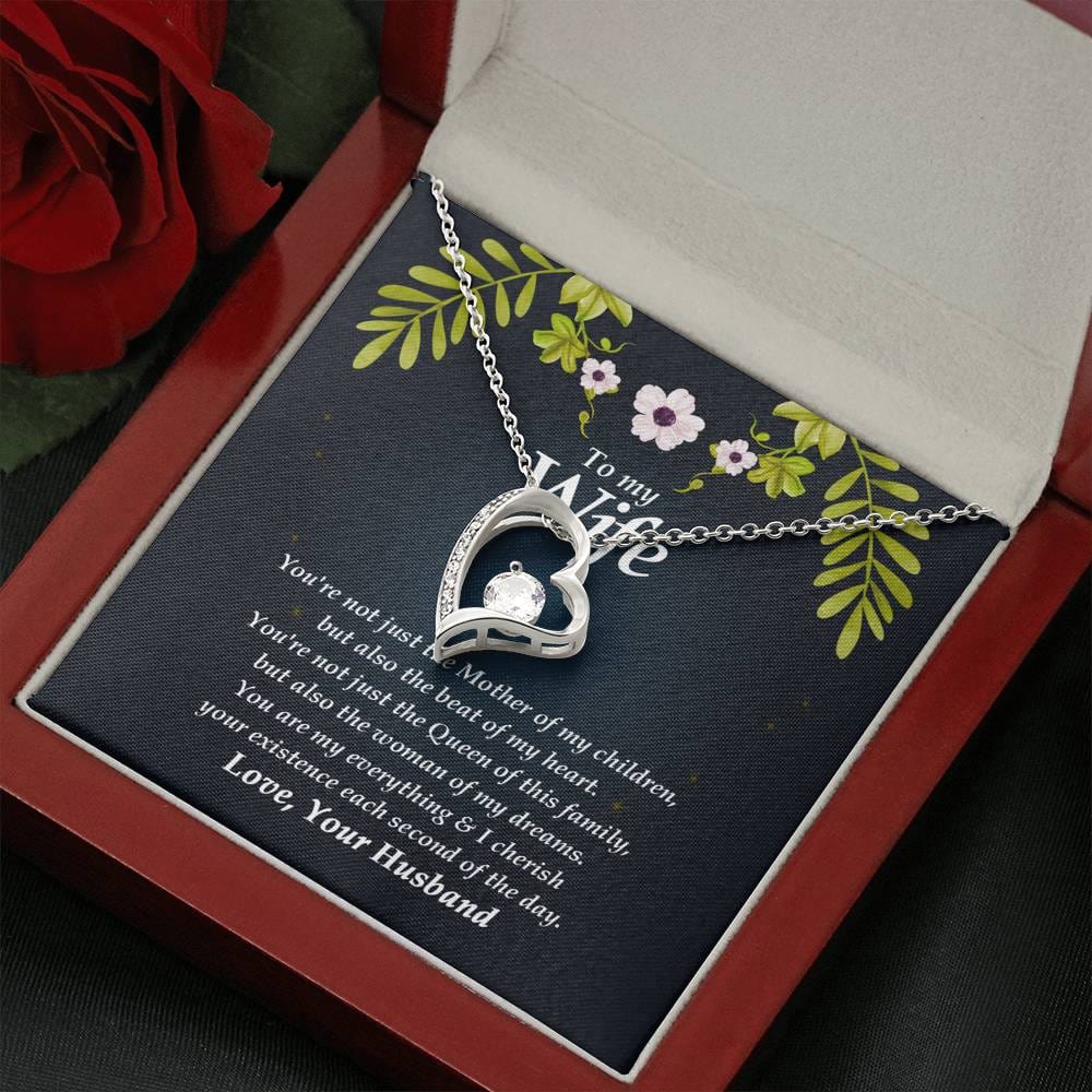 Forever Heart Necklace, Wife Necklace