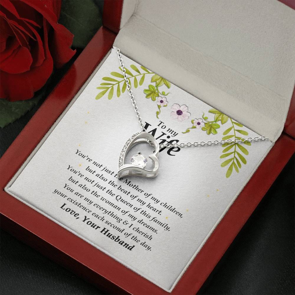 Forever Heart Necklace, Wife Necklace