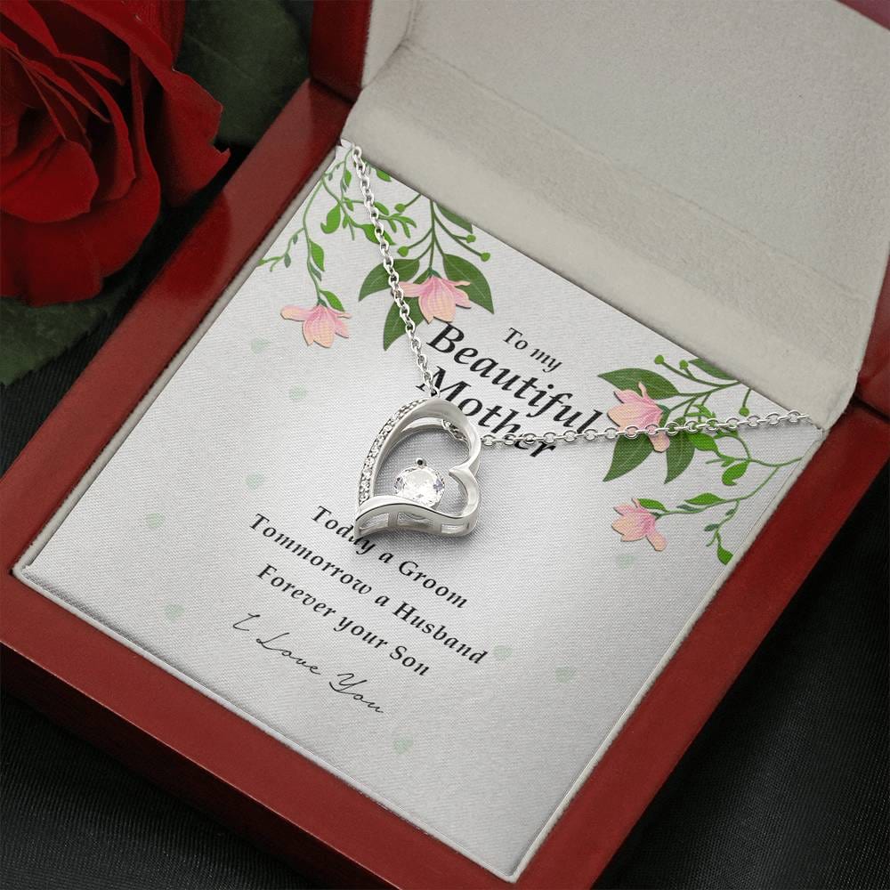 Forever Heart Necklace, To My Beautiful Mother