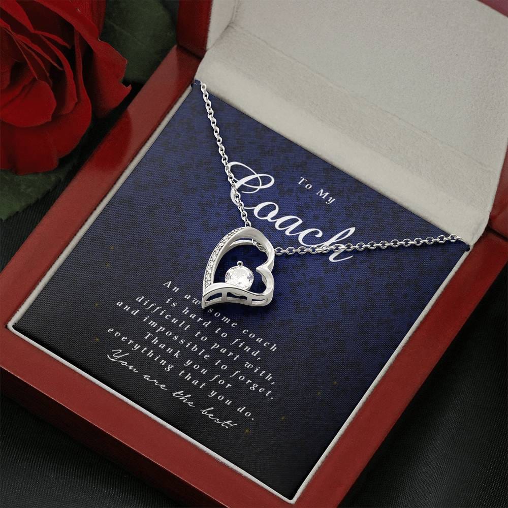 Forever Heart Necklace, To My Coach
