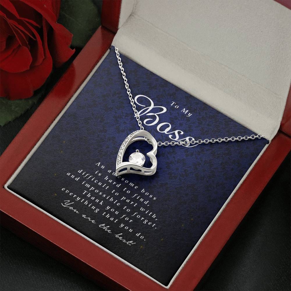 Forever Heart Necklace, To My Boss