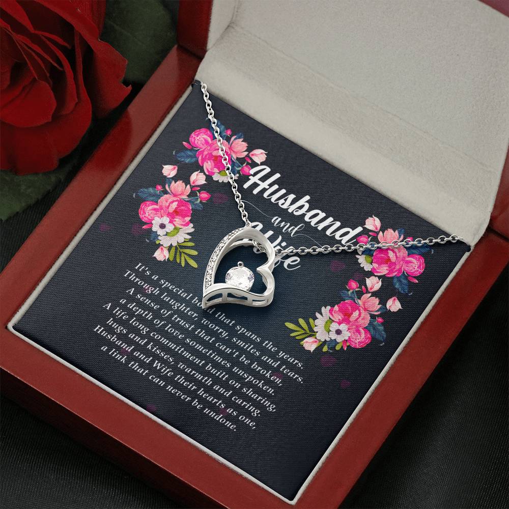 Best Wife Gift from Husband, Forever Heart Necklace