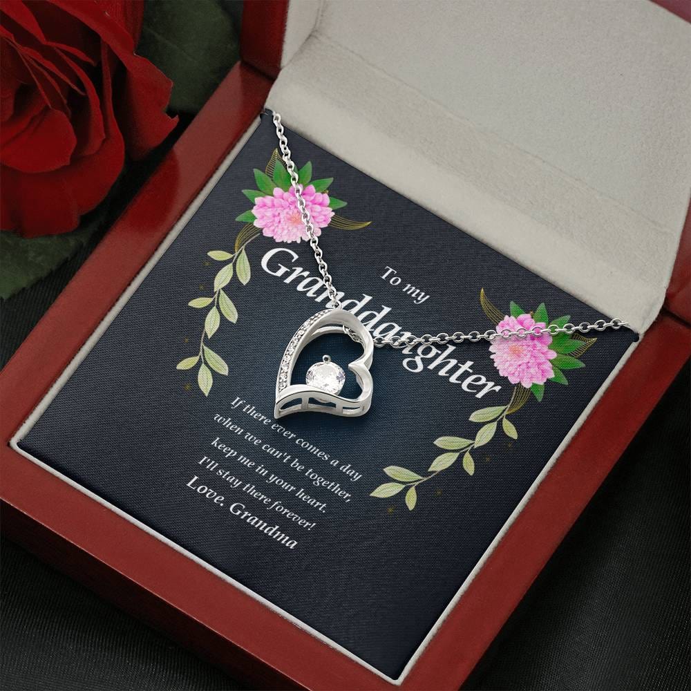 Forever Heart Necklace, Granddaughter Necklace