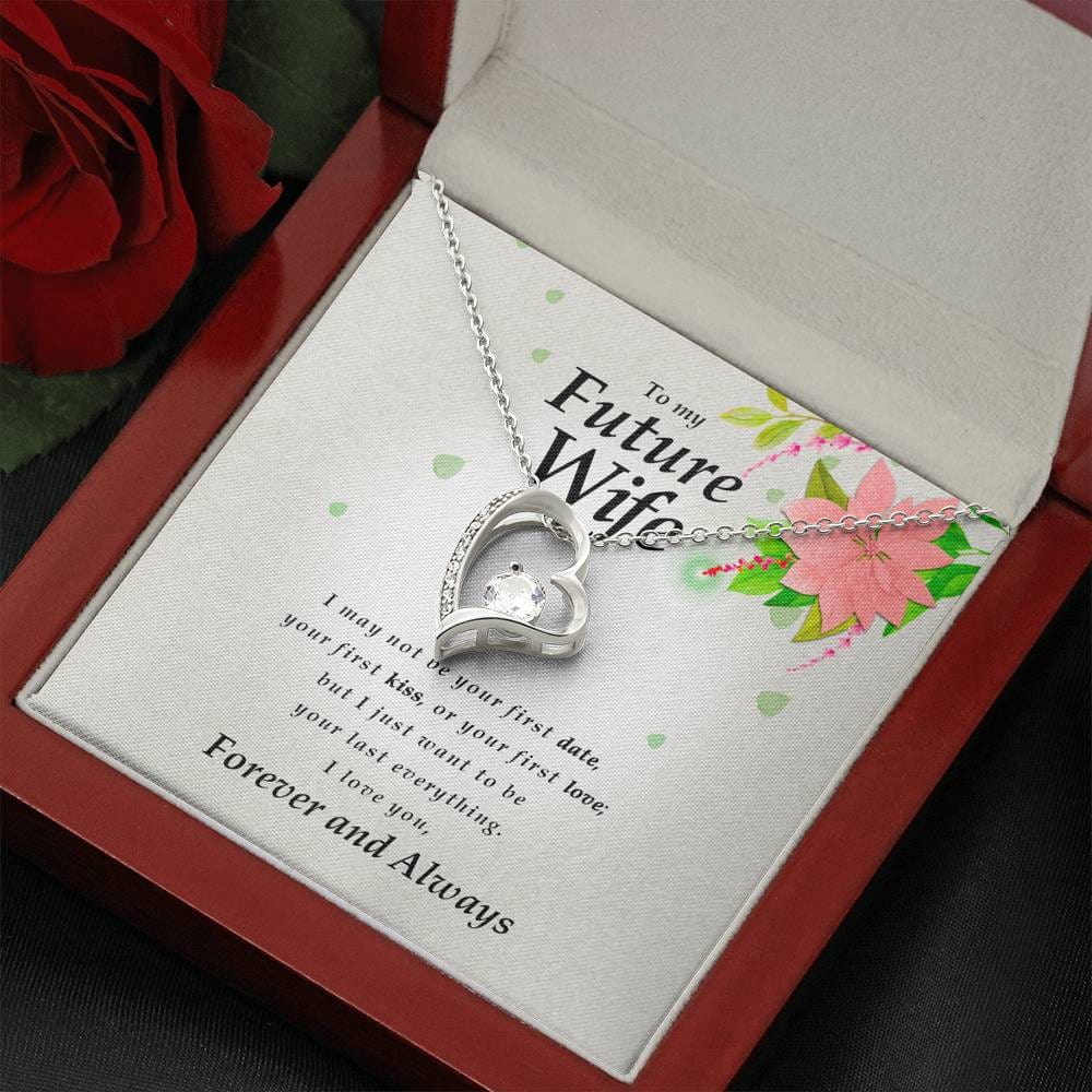 Forever Heart Necklace, To My Future Wife Necklace, From Groom