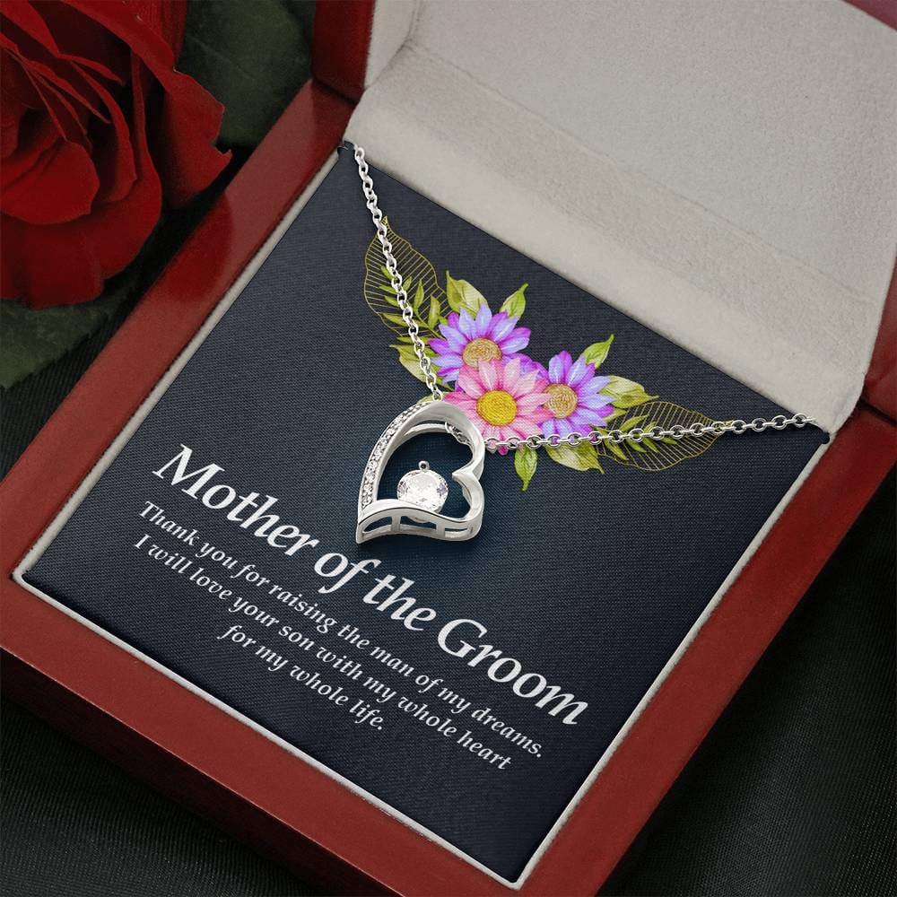 Forever Heart Necklace, Mother of the Groom Necklace