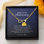 Infinity Bracelet with Initial Charms, 10 Year Anniversary Gift