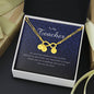 Infinity Bracelet with Initial Charms, Teacher Gift