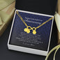 Infinity Bracelet with Initial Charms, 48 Year Anniversary Gift