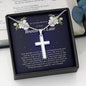 Personalized Cross Necklace, Memorial Gift For Loss of Brother In Law