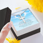 Engraved Cross Necklace, In Loving Memory of Your Wife