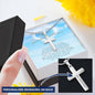 Engraved Cross Necklace, In Loving Memory of Your Godmother