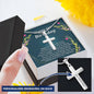 Personalized Cross Necklace, 44th Birthday Gift
