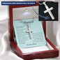 To My Boyfriend, Personalized Cross Necklace