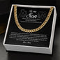 To My Son, Cuban Link Chain