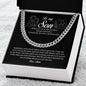 To My Son, Cuban Link Chain