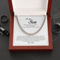 To My Son, Cuban Link Chain