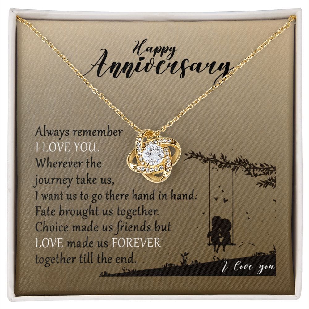 Happy Anniversary, Girlfriend Anniversary Gift, Wife Anniversary Gift, Wedding Anniversary Idea, Jewelry Message Card, Romantic Gift for Her