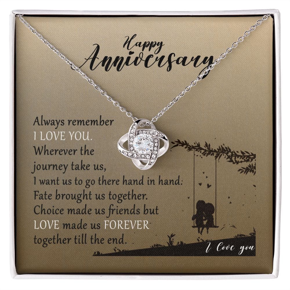 Happy Anniversary, Girlfriend Anniversary Gift, Wife Anniversary Gift, Wedding Anniversary Idea, Jewelry Message Card, Romantic Gift for Her