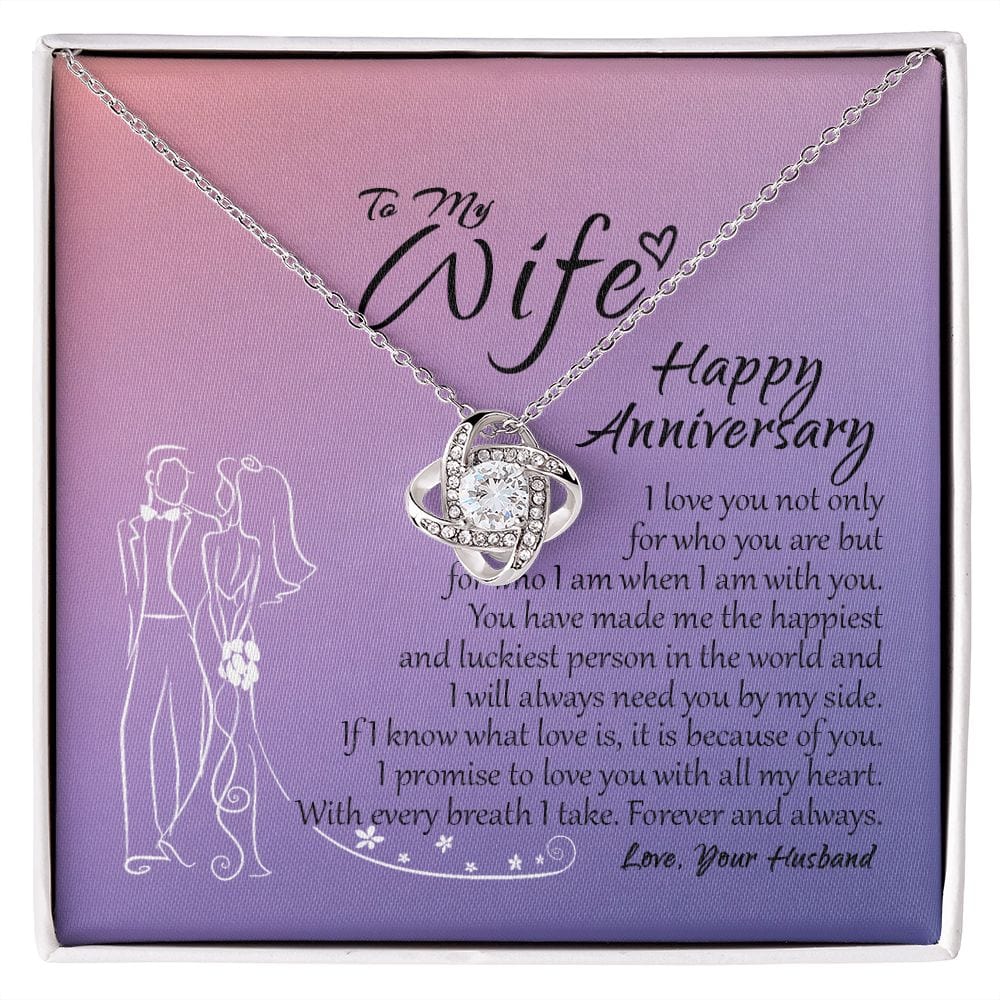 Wedding Anniversary gift for Wife Anniversary Necklace for