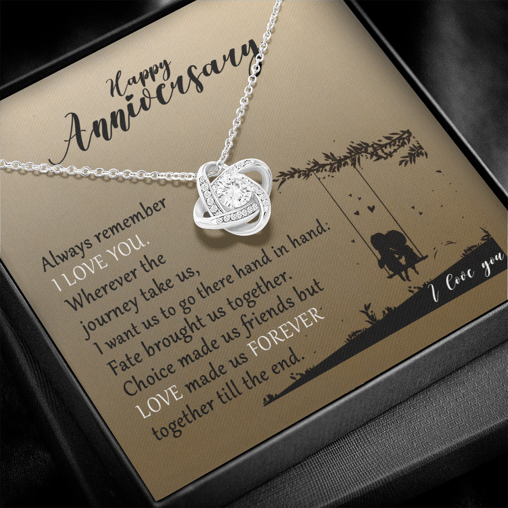 Happy Anniversary, Girlfriend Anniversary Gift, Wife Anniversary Gift, Wedding Anniversary Idea, Jewelry Message Card, Romantic Gift for Her