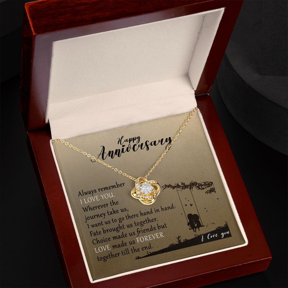 Happy Anniversary, Girlfriend Anniversary Gift, Wife Anniversary Gift, Wedding Anniversary Idea, Jewelry Message Card, Romantic Gift for Her