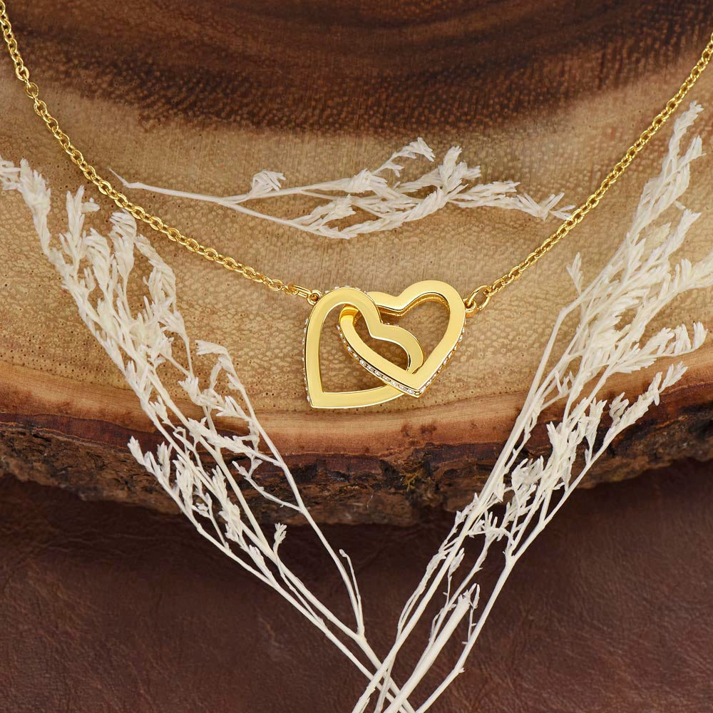 Interlocking Heart Necklace, I'm Sorry Card, Apology Gift For Her, Forgiveness Gift, I'm Sorry Gift For Wife / Girlfriend, Gift To Say Sorry