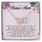 Bonus Mom Gift, Interlocking Heart Necklace