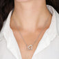 Wife Necklace, Interlocking Heart Necklace