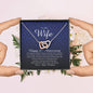 Interlocking Heart Necklace, Happy 26th Anniversary