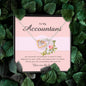 Interlocking Heart Necklace, Accountant Jewelry Card