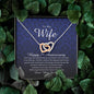 Interlocking Heart Necklace, Happy 7th Anniversary