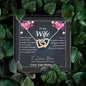 Wife Necklace, Interlocking Heart Necklace