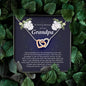 Interlocking Heart Necklace, In Loving Memory of Your Grandpa
