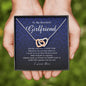 Interlocking Heart Necklace, To My Beautiful Girlfriend