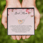 To My Best Mom, Interlocking Heart Necklace