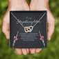 Stepdaughter Gift, Interlocking Heart Necklace